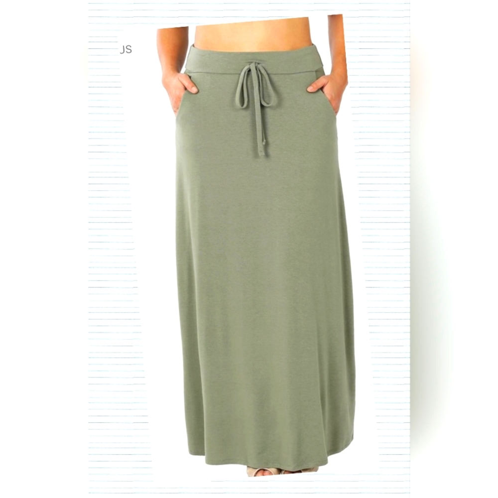Zenana Plus Maxi- Sage